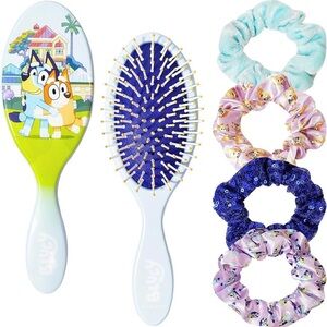 Bluey Hair Brush & Scrunchies Set
